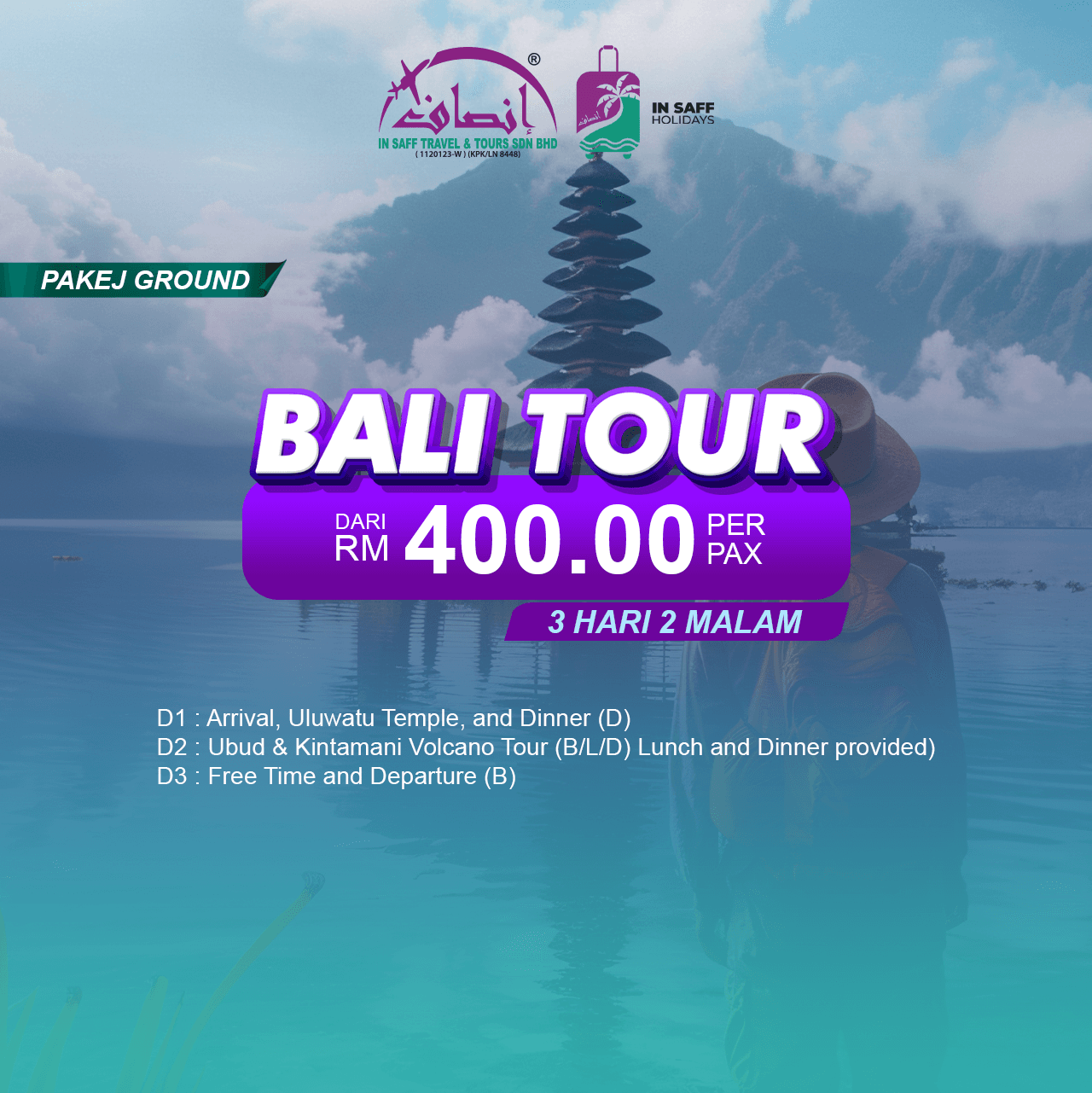 Bali Tour 3 Hari 2 Malam