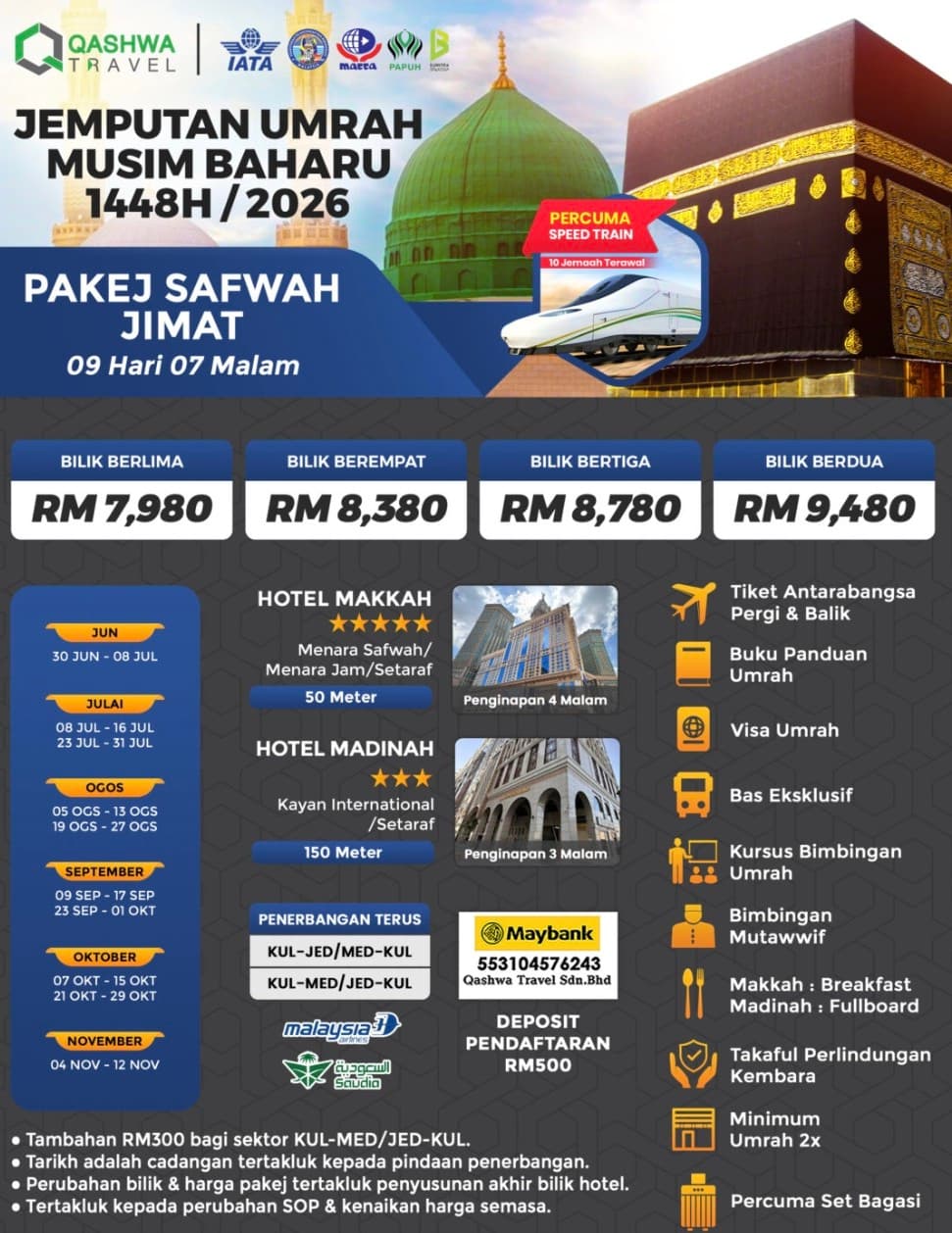 Safwah Jimat Package – New Season Umrah Invitation 1448H / 2026