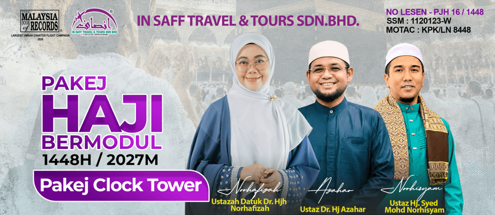Haji Package Clock Tower A (Short, 30-35 Days)